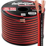 16 AWG Gauge Speaker Wire (OFC) Cable Stereo, Car or Home Theater (100 Feet) by Install Link