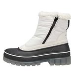 Cougar Women's Go-Go Waterproof Winter Boot White 8 Medium US