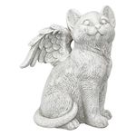 Design Toscano LY7154091 Loving Friend, Memorial Pet Cat Statue: Large Antique Stone