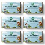 Trustbasket My First Garden Microgreens Kit for kids (Set of 6)- Sustainable & Eco-friendly Festive Gift Box for kids, Gardening Starter Kit for Kids