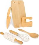 LUOLAO Wooden Kids Safe Knife and K