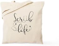 CafePress Scrub Life Tote Bag Natural Canvas Tote Bag, Reusable Shopping Bag