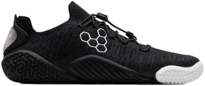 Vivobarefoot Motus Flex Mens Barefoot Zero-Drop Trainers | Improves Strength & Stability | Lightweight for Training & Running | Grounding Shoes Obsidian