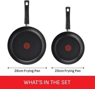 Tefal Twin Frying Pan Set – 20cm & 28cm Non-Stick Skillets
