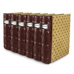 Bellagio-Italia Tuscany Crimson DVD Storage Binder Set - Stores Up to 288 DVDs, CDs, or Blu-Rays - Stores DVD Cover Art - Acid-Free Sheets