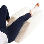Xtra- Comfort Leg Elevation Pillow - for Swelling, Elevating, Post Surgery Recovery Support - Firm Wedge Rest - Breathable for Knee, Ankle and Foot Injury Pain Relief - Improve Circulation and Sleep