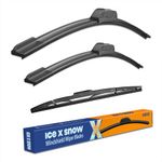 ICEXSNOW 26"/16"/13" Windshield Wiper Blades Replacement for Honda CRV 2016 2015 2014 2013 2012 Original Factory Quality Windshield Wiper Blades(Pack of 3) U/J Hook