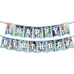 Soccer Player Birthday Decorations, Soccer Player Party Decorations includes 1Pcs Happy Birthday Banner and 8Pcs Football Player Party Hanging Swirls, Soccer Player Decorations for Soccer Party