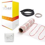 Electric Underfloor Heating Mat Kit for Tile or Stone Floors 200W/m2 - Choice of Size & Thermostat