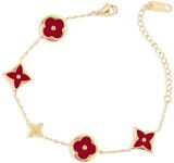 GUAGUA Gold Clover Bracelets for Wo