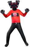 Toilet Costume for Kids,Halloween Costumes for Kids,Kids Game Cosplay Costume,Halloween Costumes Outfit for 5-12 Years Kids