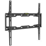 Barkan TV Wall Mount, 19-65 inch Fixed, Flat/Curved Screen Bracket, Holds up to 110 lbs, Auto Lock Patented, Fits LED OLED LCD