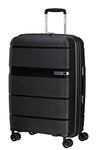 American Tourister Linex - Spinner M, Suitcase, 66 cm, 63 L, Black (Vivid Black)