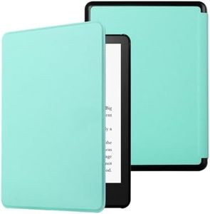 MOKASE Case Compatible with 6" All-New Amazon Kindle 11th Generation 2024/2022, Slim PU Leather Smart Auto Wake/Sleep Case Cover for New 6 Inch Amazon Kindle 11th Generation 2024/2022 Release, Mint