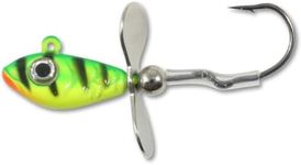 Northland Tackle Whistler Jig, Assorted Sizes and Colors, 1/4 Oz, UV Firetiger