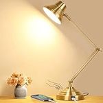 LED Desk Lamp with USB Port, Dimmab