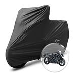 Neodrift 'NeoMax' Bike Cover for Kawasaki Ninja 1000 (Dustproof, Windproof, All-Weather Motorcycle Protection, Water & UV Resistant) (Color-Black)