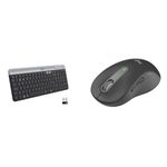 Logitech K580 Slim Multi-Device Wireless Keyboard Bluetooth/Receiver, Compact, Easy Switch, 24 Month