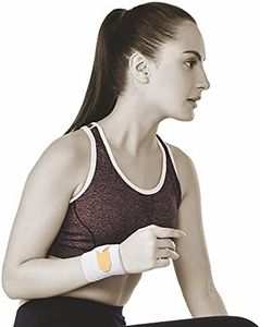 Vissco Wrist Support Binder With Double Lock for sports, Badminton, Hockey, Cricket Gym & Workout, Put it for Ganglion Cyst, Sports Injury & Wrist Pain - XL (Grey)