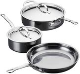 Hestan - NanoBond Collection - Titanium Stainless Steel 5-Piece Essential Cookware Set - Toxin, PFAS, & Chemical Free Clean Cookware, Induction Cooktop Compatible