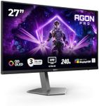 AOC Agon Pro AG276UZD - 27 inch QD OLED 4K UHD Gaming Monitor, 280 Hz, 0.03 ms, FreeSync Prem Pro, G-Sync comp., Height Adjust, HDR400 (3840x2160, 2xHDMI, DisplayPort, USB Hub) Black