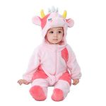 TONWHAR Unisex Baby Animal Halloween Costume Kid's and Toddler's Autumn Winter Outfits Jumpsuit