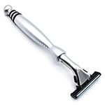 Taconic Shave's Heavyweight Chrome Gillette Sensor Compatible Razor - One Razor Blade Included