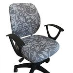 Melaluxe Computer Office Chair Cover - Protective & Stretchable Universal Chair Covers Stretch Rotating Chair Slipcover