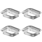 VYH 2" x 3" Rain Gutter Downspout Drop Outlet Aluminum K Style (4 Pack)