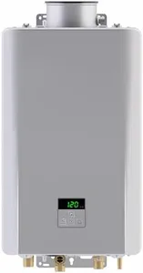 Rinnai REP199iN Smart-Circ Non-Condensing Natural Gas Tankless Water Heater with Built-In Recirculation Pump, Up to 7.9 GPM, Indoor Installation, 199,000 BTU