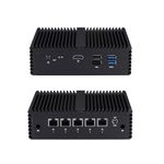 KETUOPU Firewall Mini PC J4125, Fanless PC with Celeron J4125, 8G DDR4 RAM 64G SSD, 5 Intel I225-V/I226-V 2.5G LAN, K4125L5 Mini Router Server Firewall Appliance, Support AES-NI