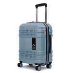 uppercase Bullet (Small) 56Cm, Spinner, Cabin Trolley Bag, Hardsided Anti-Scratch 8 Wheel Luggage, TSA Lock & Anti-Theft Zippers, Suitcase for Unisex, 2000 Days Warranty (Blue)