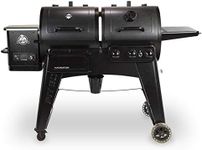 Pit Boss PB1230G Wood Pellet and Gas Combo Grill, Black
