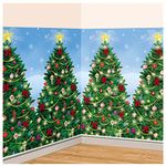 Amscan 674000 Room Roll Evergreen Christmas