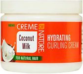 Creme of Nature Hydrating Curling Cream, Coconut Milk Detangling and Conditioning Formula for Normal Hair, 11.5 Oz