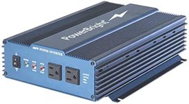 PowerBright 24 Volts Pure Sine Power Inverter 600 Watt, True Sine Continuous 24 Volt DC to 120 Volt AC - Perfect for an Emergency, Hurricane, Storm Outage