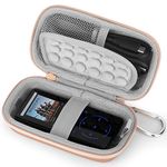 Yinke Case for AGPTEK 2.4"& AiMoonsa & TIMMKOO & Supereye MP3 Player &Voice Recorder & Olympus Dictaphone Voice Recorder, Travel Carrying Storage Bag(Rose gold)