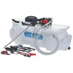 Draper - ATV Spot & Broadcast Sprayer 60L – Heavy Duty Tank with Powerful Diaphragm Pump, Dual Spray Lance System, Cone & Stream Patterns, Remote Switch – Fertiliser, Weed Killer & De-Icer