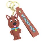 Funfob Scooby Doo Keychain For Fans Collectible Gifting With Hook & Strap Dog Keychain | Scooby - D