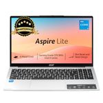 Acer[SmartChoice Aspire Lite 12thGen Intel Core i5-12450H Premium Laptop(Win11Home/16GB RAM/512GB SSD/IntelUHD Graphics/MSO)AL15-52H, 39.62cm(15.6") FHD IPS Display,Backlit Keyboard,Pure Silver, 1.7KG
