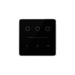 Smart Light Dimmer Switch, 3 Gang, Works with Alexa, Google Home, Tuya App, Neutral Wire Required, Tuya Zigbee Hub Required(black)