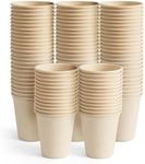 HAAGO 300 Biodegradable Sugarcane Cups Eco-Friendly & Compostable, for Cold Drinks at BBQs, Outdoor Events, Picnics - 370ml
