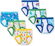 Peppa Pig Boys' Amazon Exclusive Toddler Potty Training Pants That Includes Stickers & Tracking Chart Underwear, 7-Pack 100% Combed Cotton Brief, 2-3 Years (Pack of 7)