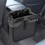 Foldable Car Trash Can HADEEONG Hanging Automotive Garbage Can Car Storage Can Car Trash Bag Waterproof Leakproof Trash Can Storage Bag Organizer for Car Interior Accessories