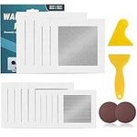 19 Pcs Drywall Repair Kit 2/4/6/8 Inch 4 Patch Sizes Drywall Patch with Scraper Sandpaper for Damaged Wall Ceiling Say Goodbye to Unsightly Holes