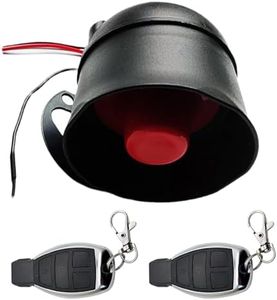 de alarma para automóviles para prevención de robos con sonido, de alarma para seguridad de automóviles - Dispositivo antirrobo de de alarma de coche de 12 V | Sonido fuerte y claro Sensibilidad ajust