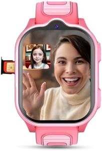 PunnkFunnk TrackNova 4G/5G Kids Smart Watch | HD Video Call | Live GPS Tracking | App Control | Safe Zone & SOS | Games | Family Chat | 800mAh Long Battery | FaceLock | Safety Watch for Kids - (Pink)