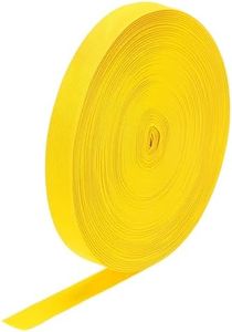 MECCANIXITY Elastic Bands for Sewing 1" 50 Yards Yellow Knit Elastic Spool High Elasticity for Wigs, Waistband, Pants