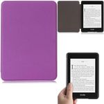 Artyond Case For 6" Kindle Paperwhite (10th Generation, 2018 Release), Thinnest Lightweight PU Leather Cover with Smart Auto Sleep/Wake Case for Amazon Kindle Paperwhite 2018 E-Reader, Purple