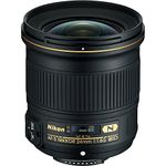 NIKON 24mm f/1.8G ED AF-S NIKKOR Wide Angle Lens for Nikon Digital SLR Cameras, Black